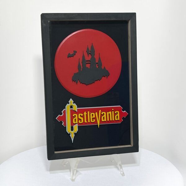 Quadro Castlevania - Brilha No Escuro - Hoover 3D Artesanal