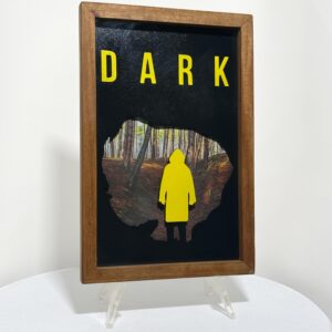 Quadro Série Dark - Brilha No Escuro - Hoover 3D Artesanal