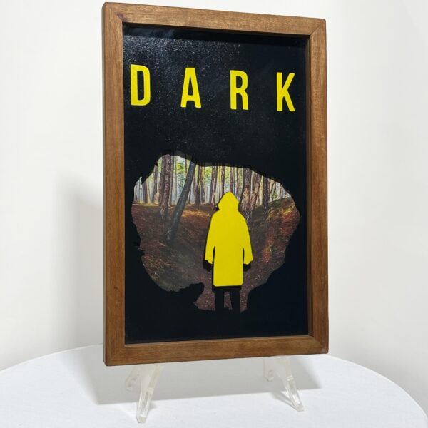 Quadro Série Dark - Brilha No Escuro - Hoover 3D Artesanal