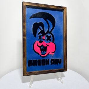 Quadro Green Day - Brilha No Escuro - Hoover 3D Artesanal