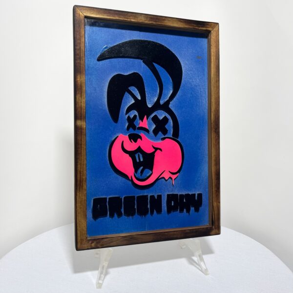 Quadro Green Day - Brilha No Escuro - Hoover 3D Artesanal