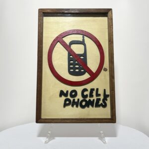 Quadro Gilmore Girls No Cellphones - Brilha No Escuro - Hoover 3D Artesanal