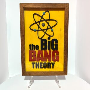 Quadro The Big Bang Theory - Brilha no Escuro - Hoover 3D Artesanal